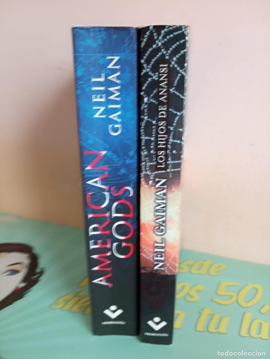 Libros: Lote American Gods y Los hijos de Anansi, de Neil Gaiman