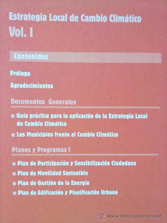 Libros: ESTRATEGIA LOCAL DE CAMBIO CLIMATICO - Foto 4