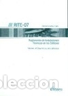 Libros: RITE-07 reglamento de instalaciones t&eacute;rmicas en los edificios : (adaptado al c&oacute;digo t&eacute;cnico de la - Foto 1