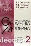 books: Geometr&iacute;a moderna: m&eacute;todos y aplicaciones. Tomo 2: Geometr&iacute;a y topolog&iacute;a de las variedades -