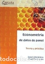 Libros: ECONOMETRIA DE DATOS DE PANEL. TEORIA Y PRACTICA - Moral, Ignacio; P&eacute;rez L&oacute;pez, Cesar - Foto 1
