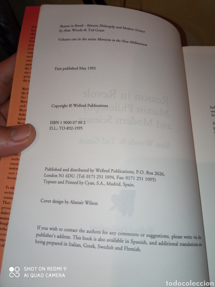 Libros: Reason in Revolt Alan Woods & Ted Grant . En ingles - Foto 2