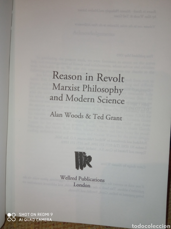 Libros: Reason in Revolt Alan Woods & Ted Grant . En ingles - Foto 3