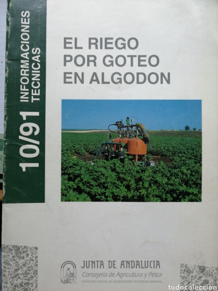 Libros: RIEGO POR GOTEO ALGOD&Oacute;N - Foto 1
