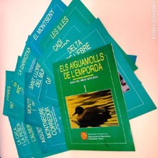 Libros: GUIA DEL MEDI NATURAL - GENERALITAT DE CATALUNYA - COLECC DE 16 CUADERNILLOS - CATALAN - FOTOS
