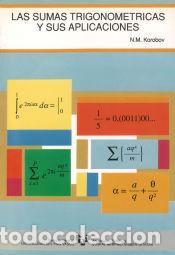 Libri: Las sumas trigonom&eacute;tricas y sus aplicaciones - N. M. K&oacute;robov