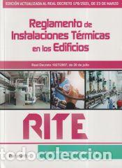 Libros: REGLAMENTO INSTALACIONES TERMICAS EDIFICIOS RITE 8?EDICION - AA.VV - Foto 1