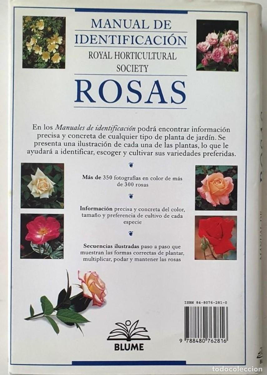 Libros: ROSAS: MANUAL DE IDENTIFICACION - Foto 3
