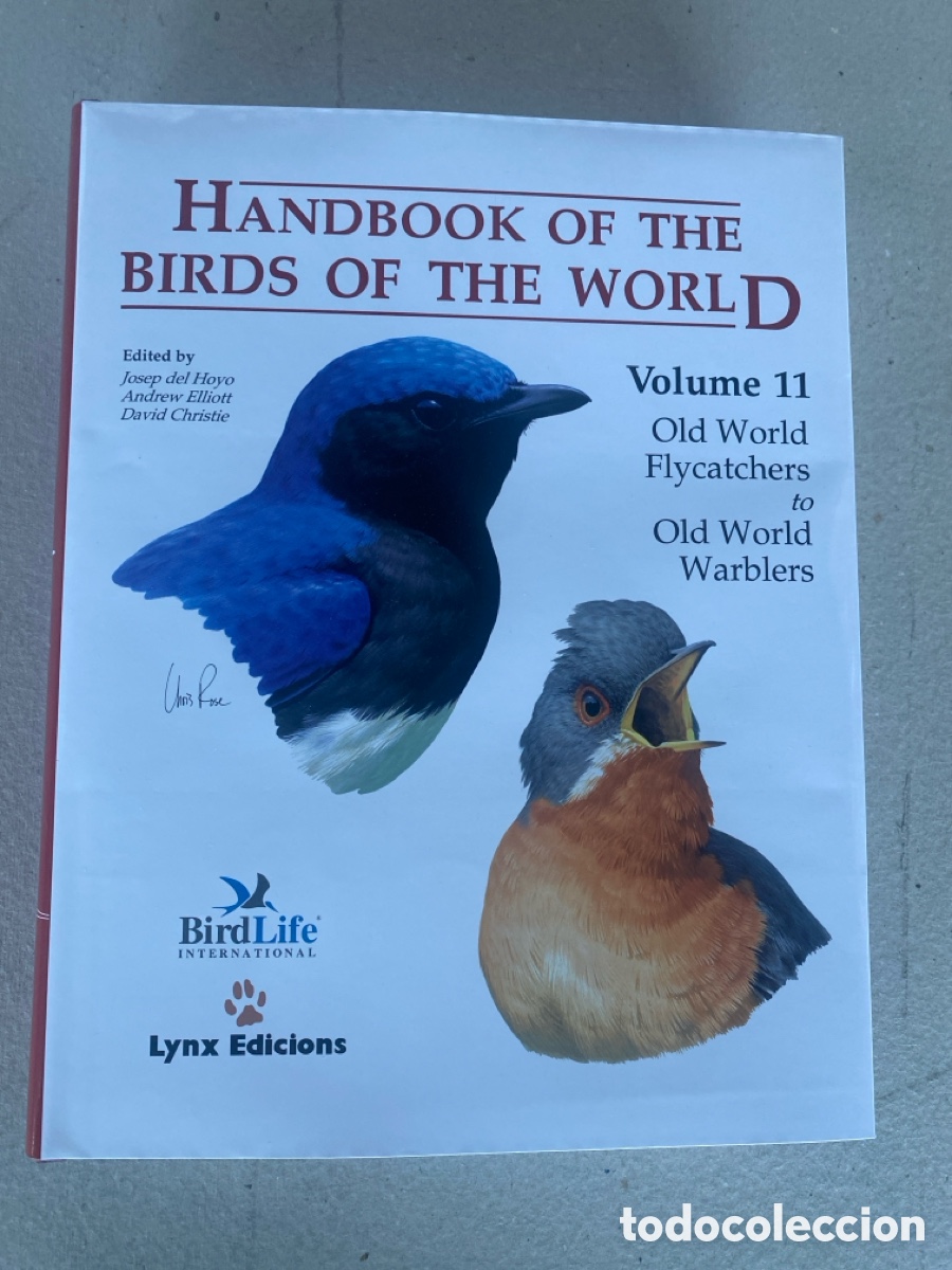 Libros: Handbook of the Birds of the World - Volumen 11 - Old World Flycatchers to Warblers - Lynx Edicions