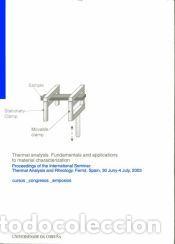 Libros: Thermal analysis. Fundamentals and applications to Material-characterization - Artiaga D&iacute;az, Ram&oacute;n