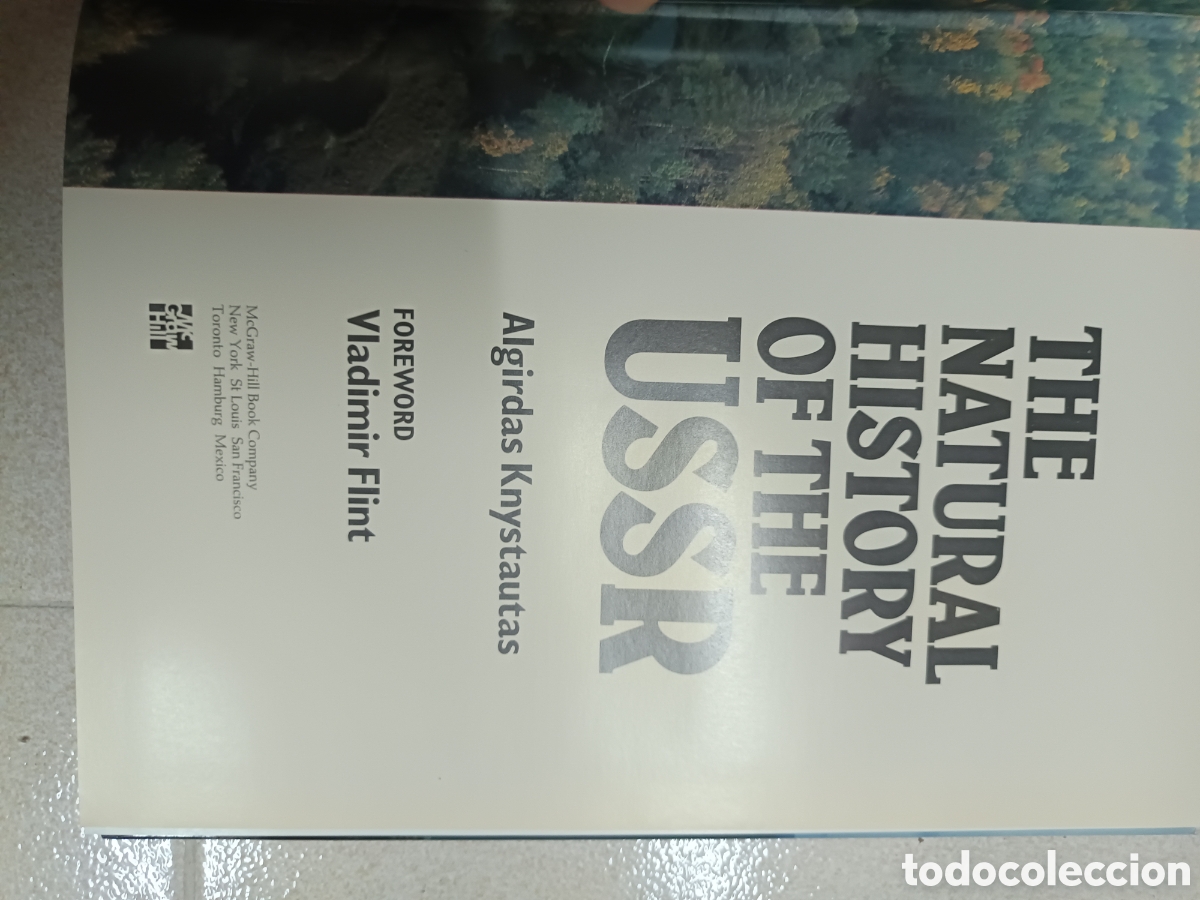Libros: Libro de historia natural de la URSS