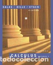 Libros: Calculus de una y varias variables I - S.L. SALAS / E. HILLE / G.J. ETGEN