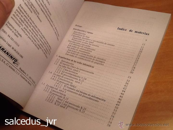 Libros: Telem&aacute;tica Inform&aacute;tica Transmisi&oacute;n Redes Ordenadores Guy Pujolle Paraninfo Libro Nuevo - Foto 8