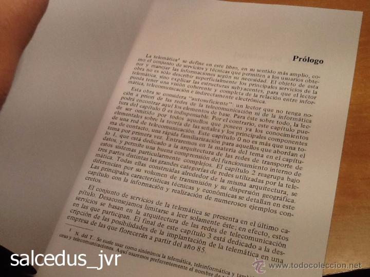 Libros: Telem&aacute;tica Inform&aacute;tica Transmisi&oacute;n Redes Ordenadores Guy Pujolle Paraninfo Libro Nuevo - Foto 9
