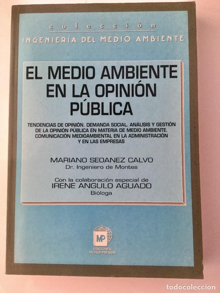Libros: El m&eacute;dio ambiente en la opini&oacute;n p&uacute;blica. NUEVO - Foto 1