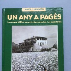 Libros: UN ANY A PAGÈS DE RAMON LLONGARRIU. LIBRO EN CATALAN DE LA EDITORA LLIBRES DE BATET.. Lote 120616007