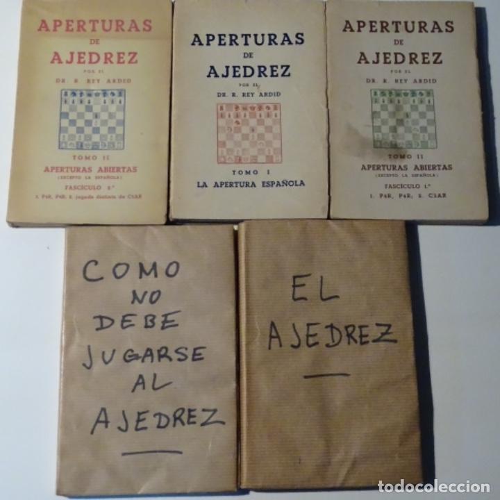 Libros: 5 libroos de ajedrez.rey ardid.aperturas,como jugar,etc.1945 - Foto 1