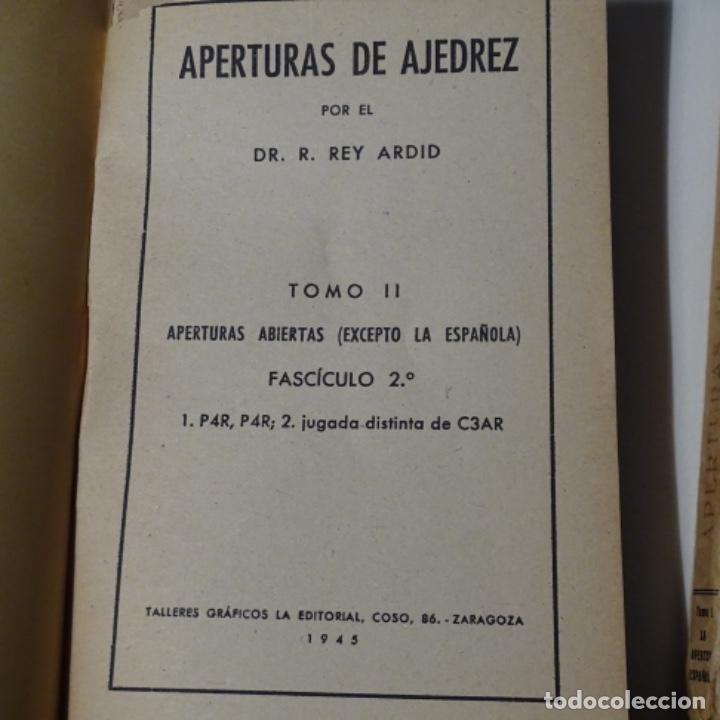 Libros: 5 libroos de ajedrez.rey ardid.aperturas,como jugar,etc.1945 - Foto 2