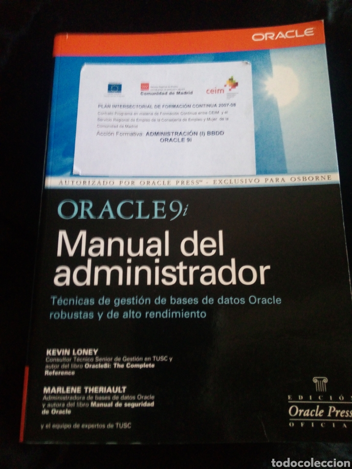 Libros: libro Oracle 9i Manual del administrador - Foto 1