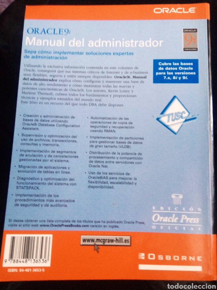 Libros: libro Oracle 9i Manual del administrador - Foto 2