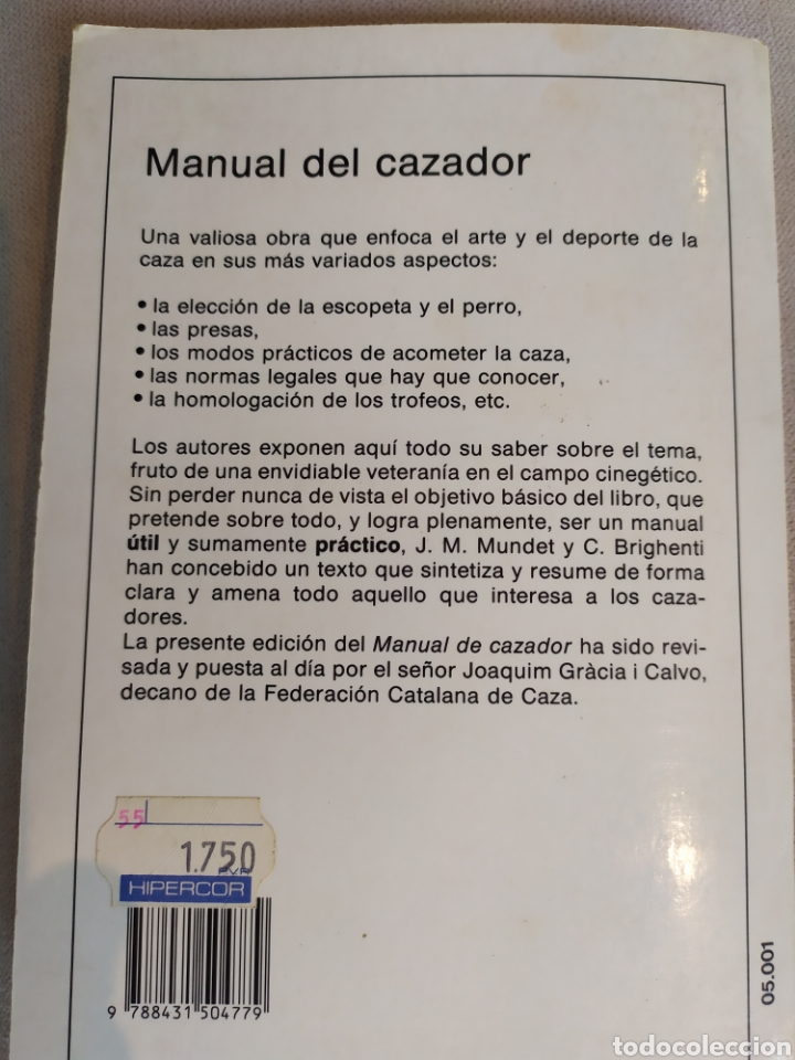 Libros: MANUAL DEL CAZADOR - Foto 2