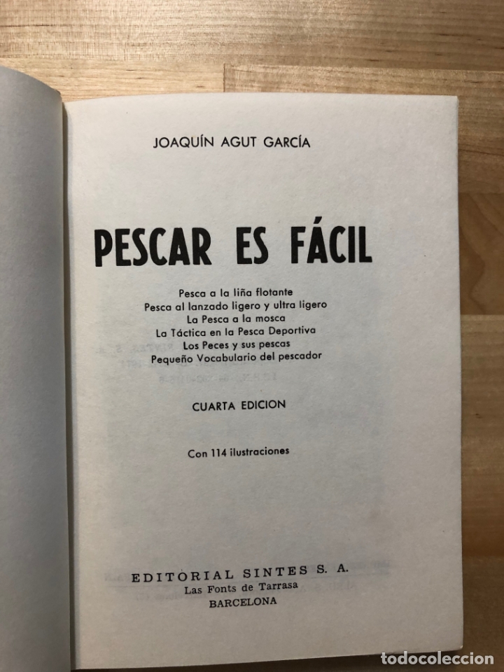 Libros: PESCAR ES FACIL&nbsp; - JOAQUIN AGUT - Foto 4