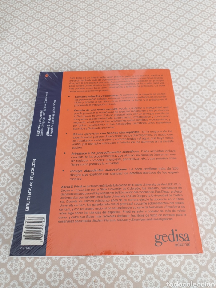 Libros: Ense&ntilde;ar ciencias a los ni&ntilde;os, de Alfred E. Friedl - Foto 2