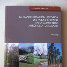 Libros: LA TRANSFORMACIÓN HISTÓRICA DEL PAISAJE FORESTAL DE EUSKADI. Lote 203605525