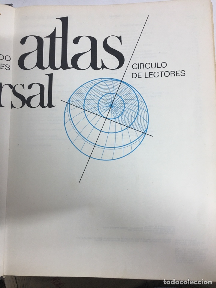 Libros: ATLAS UNIVERSAL - C&Iacute;RCULO DE LECTORES (1970) - Foto 2