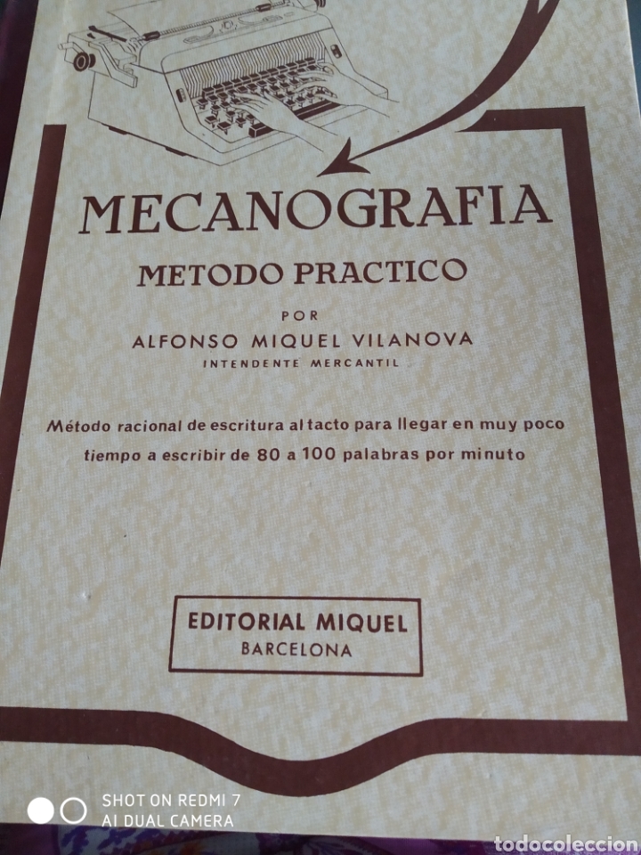 Libros: Libro Mecanograf&iacute;a A&ntilde;o 1981 - Foto 1