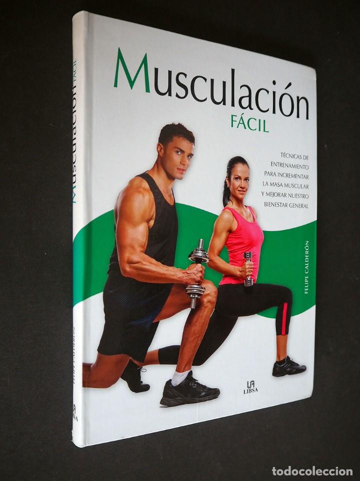 Libros: MUSCULACION FACIL. LIBSA. FELIPE CALDER&Oacute;N SIMON. 2012 - Foto 1