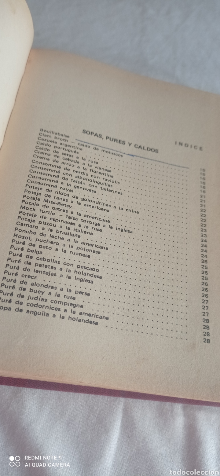 Libros: LIBRO COCINA ESPA&Ntilde;OLA E INTERNACIONAL.CHEF J.FERNANDEZ. 1975 - Foto 3