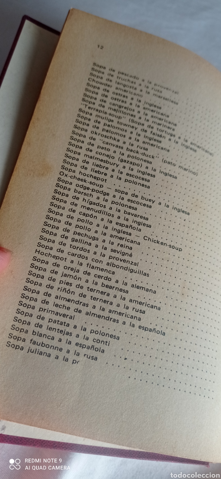 Libros: LIBRO COCINA ESPA&Ntilde;OLA E INTERNACIONAL.CHEF J.FERNANDEZ. 1975 - Foto 4