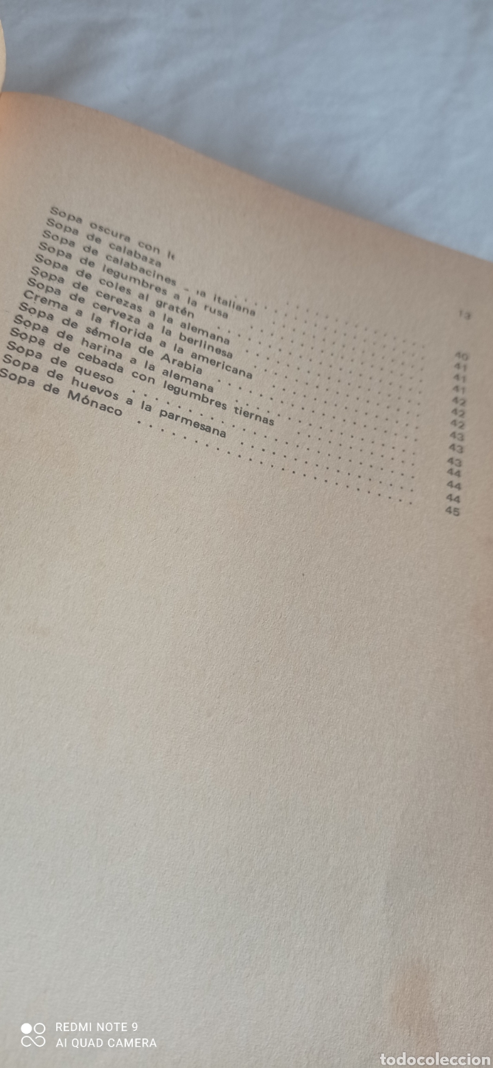 Libros: LIBRO COCINA ESPA&Ntilde;OLA E INTERNACIONAL.CHEF J.FERNANDEZ. 1975 - Foto 5