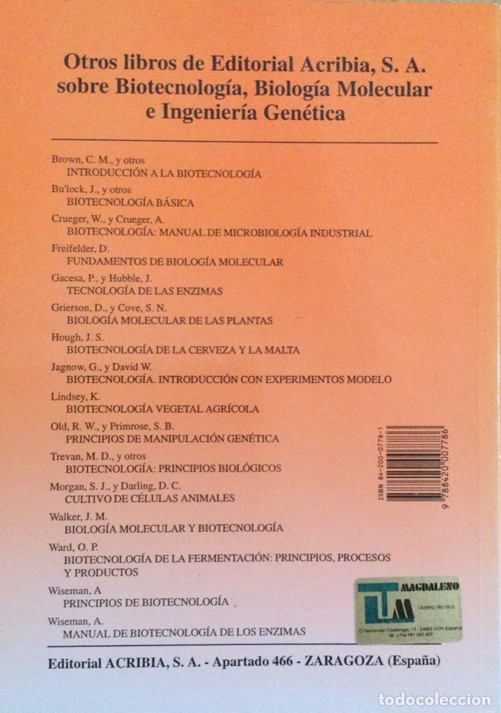 Libros: Introducci&oacute;n a la biotecnologia de los hongos. Acribia. NUEVO - Foto 2