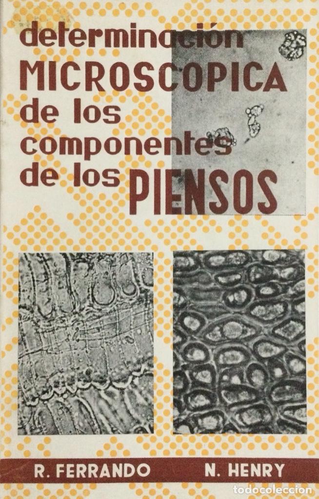Libros: Determinaci&oacute;n microsc&oacute;pica de los componentes de los piensos. Acribia. NUEVO - Foto 1