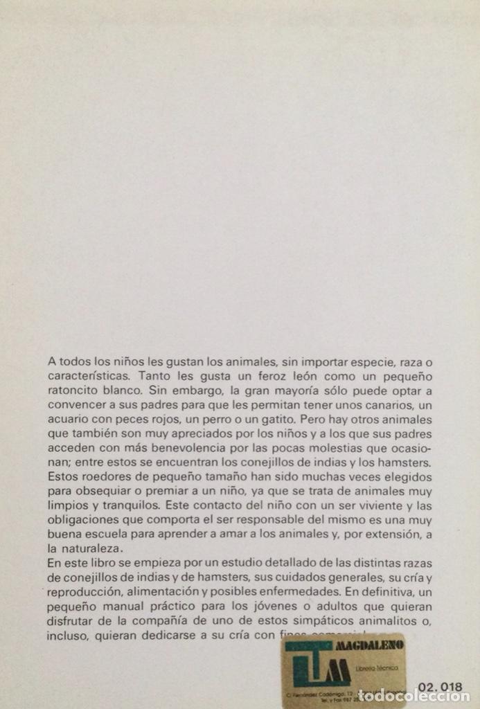 Libros: Hamsters y conejillos de indias. De Vecchi. NUEVO - Foto 2