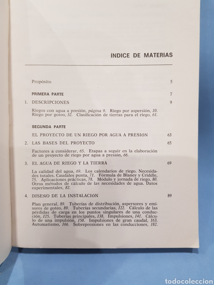 Libros: Riegos, Editorial Aedos , a&ntilde;o 1979 - Foto 4