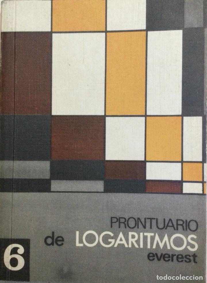 Libros: Prontuario de logaritmos. Everest. - Foto 1