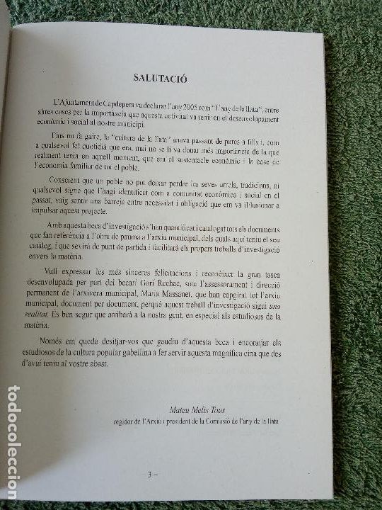 Libros: LA MEM&Ograve;RIA ESCRITA DE LA LLATA - Foto 4