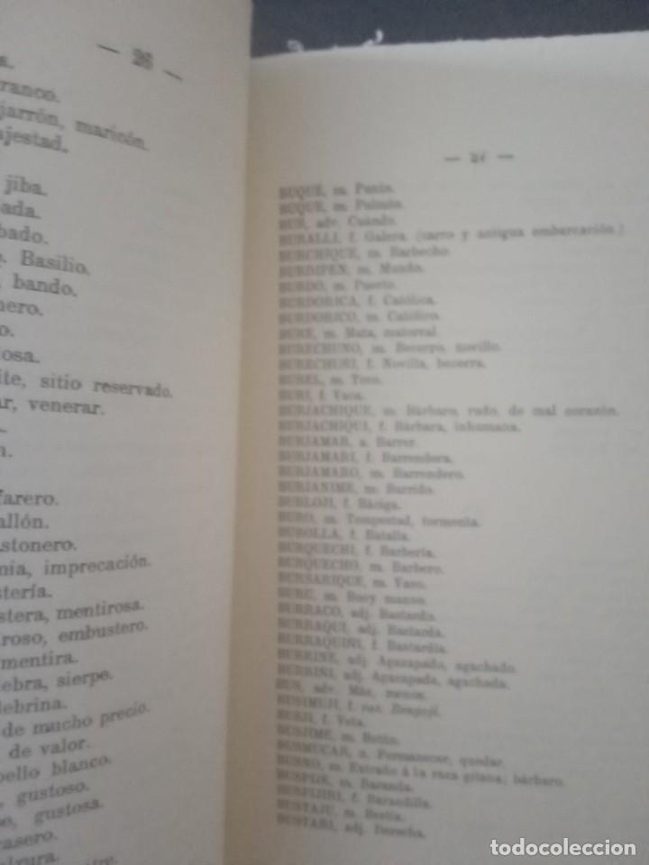 Libros: DICCIONARIO GITANO - ESPA&Ntilde;OL Y ESPA&Ntilde;OL - GITANO - Rebolledo, Tineo - Foto 3