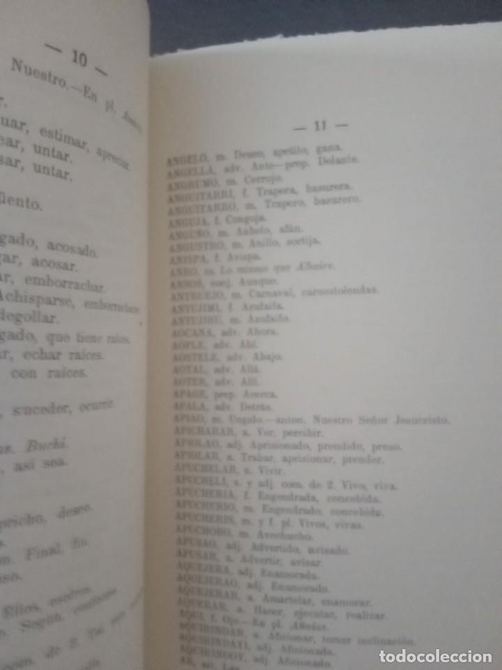 Libros: DICCIONARIO GITANO - ESPA&Ntilde;OL Y ESPA&Ntilde;OL - GITANO - Rebolledo, Tineo - Foto 4