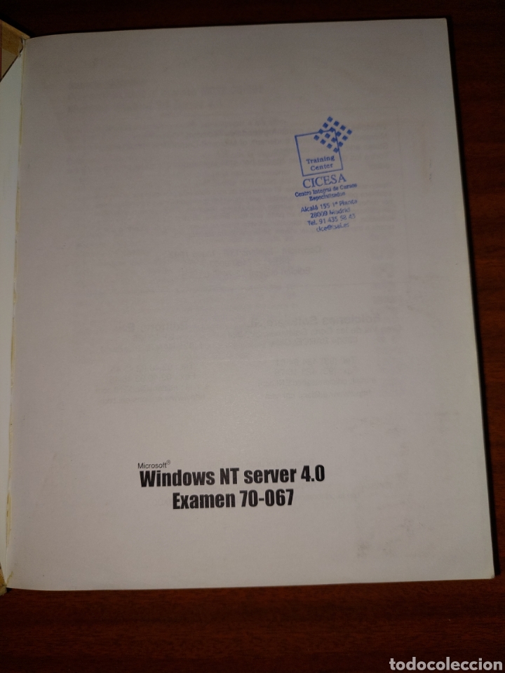 Libros: Windows NT 4.0 Examen 70-067 - Foto 1