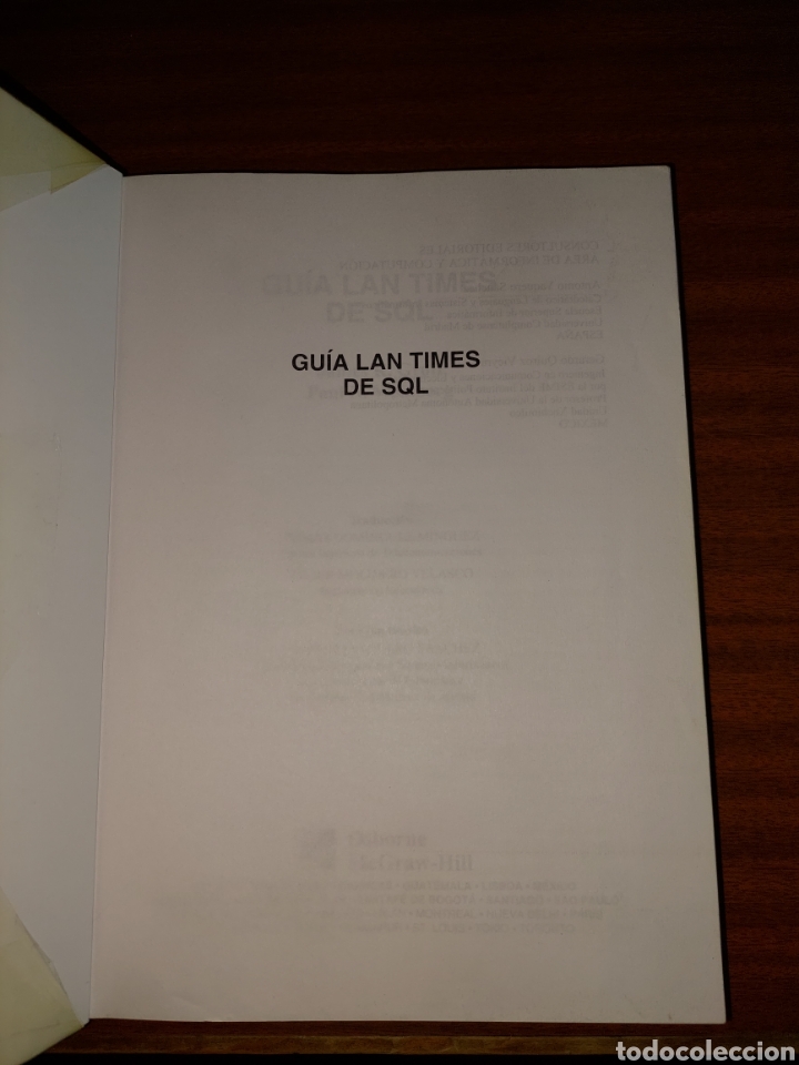 Libros: Gu&iacute;a Lan Times de SQL - Foto 1
