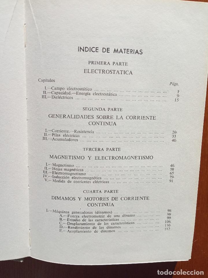 Libros: COMPENDIO DE ELECTROTECNIA APLICADA. Denis Papin - Foto 3