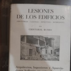 Libros: LESIONES DE LOS EDIFICIOS 1951. Lote 322660268