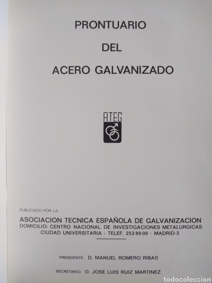 Libros: PRONTUARIO DEL ACERO GALVANIZADO - Foto 3