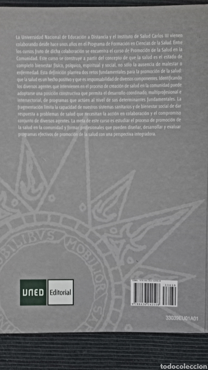 Libros: PROMOCI&Oacute;N DE LA SALUD EN COMUNIDAD. UNED - Foto 2