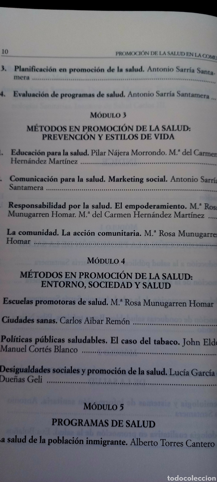Libros: PROMOCI&Oacute;N DE LA SALUD EN COMUNIDAD. UNED - Foto 4