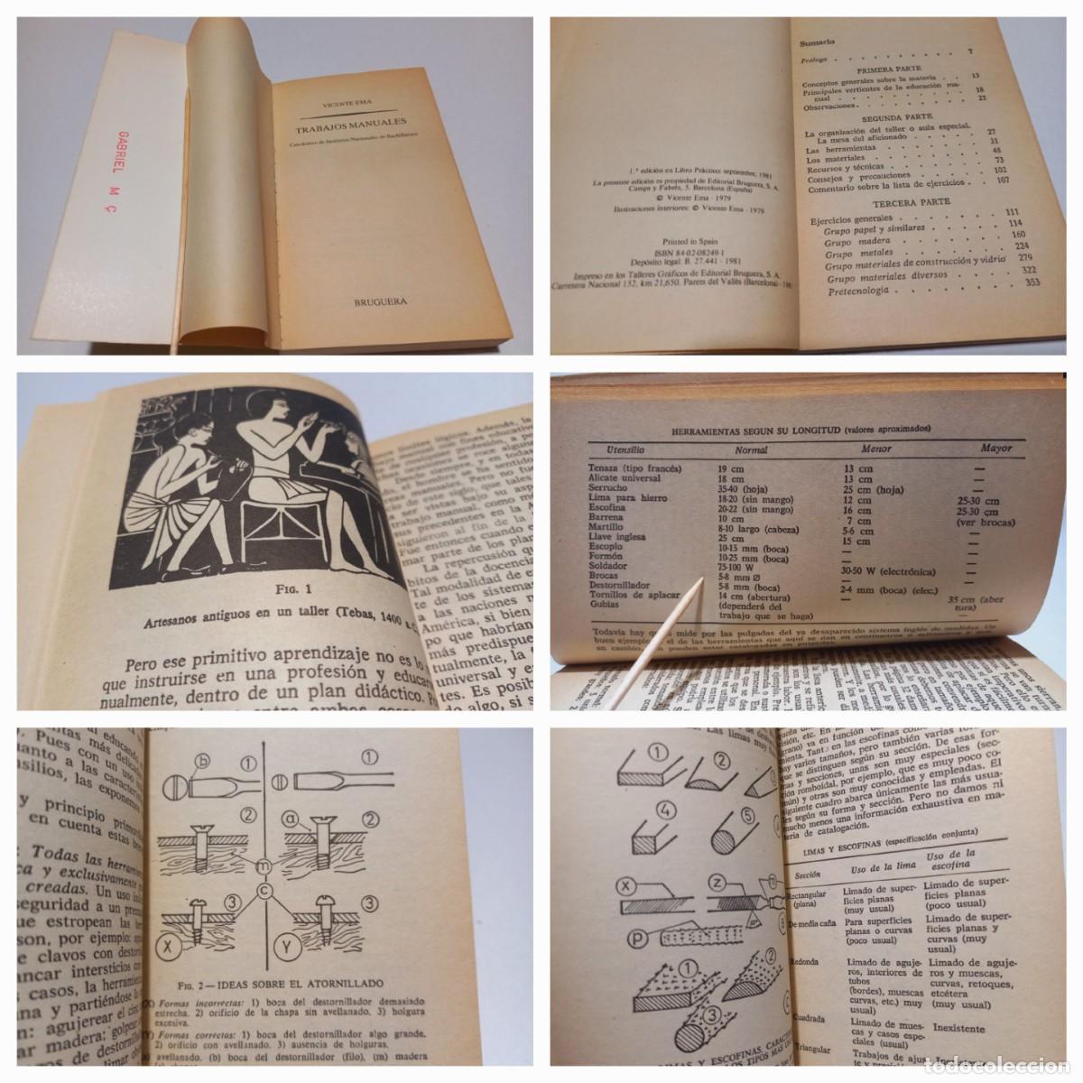 Libros: SENSACIONAL LIBRO TRABAJOS MANUALES V. EMA EDITADO EN 1981 - Foto 28